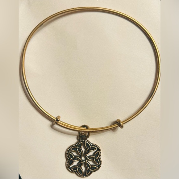 Alex and Ani “Endless Knot” Bronzetone Charm Bracelet - Picture 2 of 4